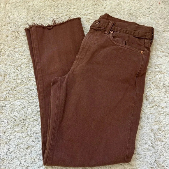 Vintage J.Crew Womens  style 770 jeans size 32 (Cut off) - Picture 10 of 13